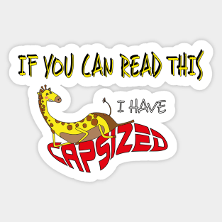 Cheerful giraffe Sticker